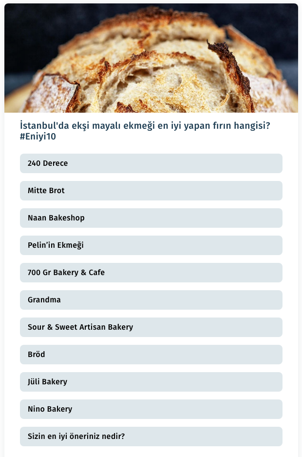 İstanbul'da ekşi mayalı ekmek yapan en iyi 10 fırını seçiyoruz